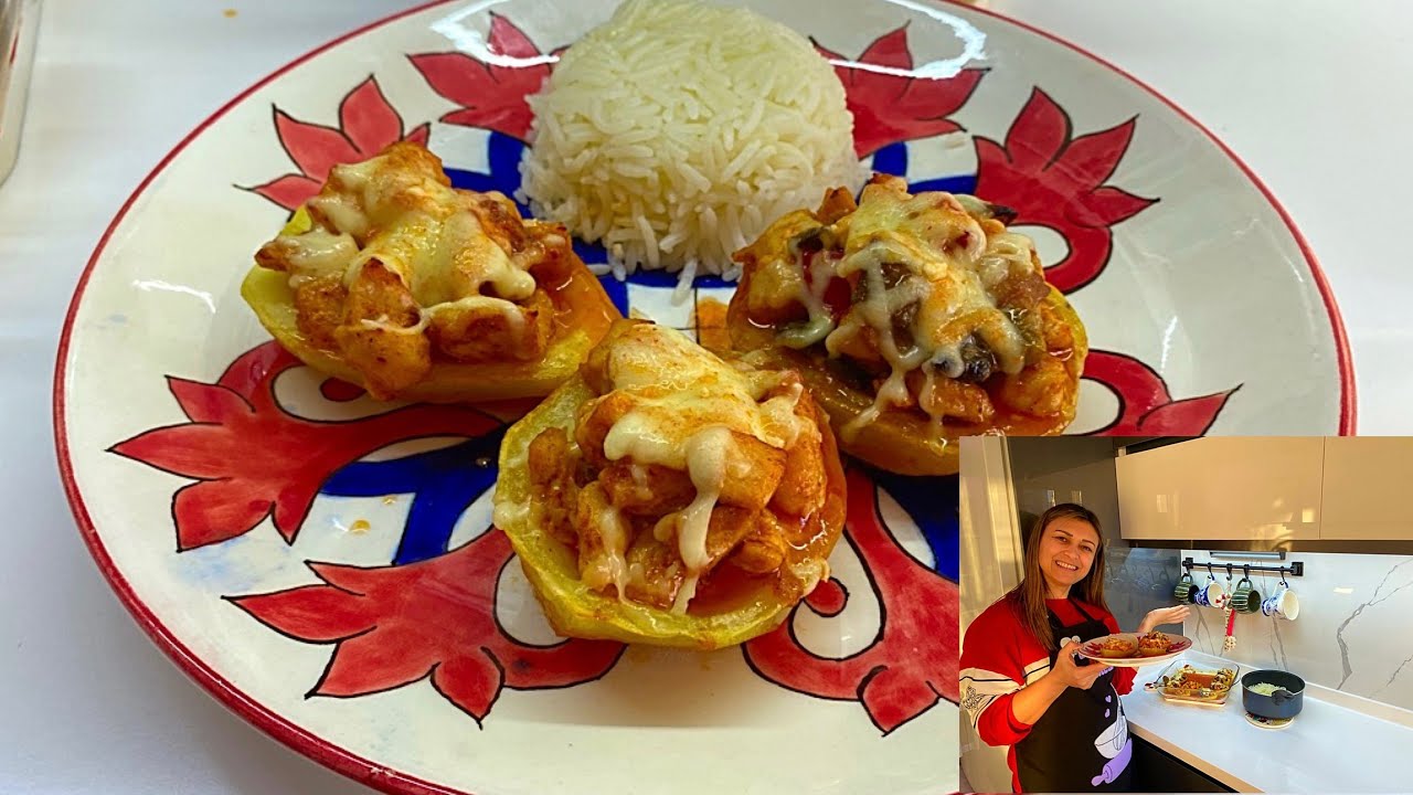 ÇOK LEZİZ HARİKA BİR ANA YEMEK👌FIRINDA TAVUKLU PATATES SANDAL♥️💯