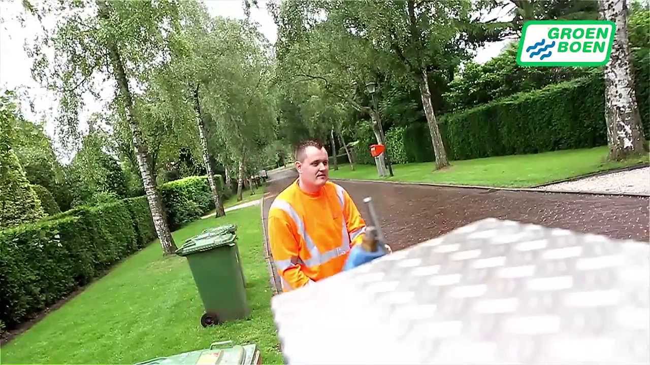 Groenboen reinigt kliko's voor particulieren