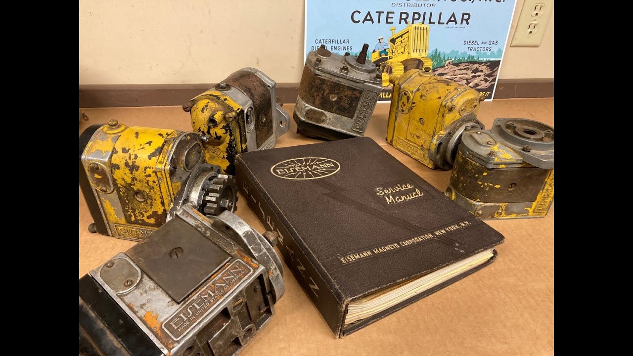 Caterpillar D2/D4 Pony Motor Eisemann RC-2H Magneto Overhaul Part 1: Inspection & Disassembly