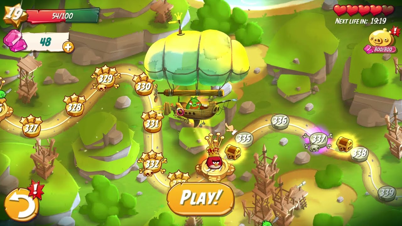 Angry Birds 2 level 334