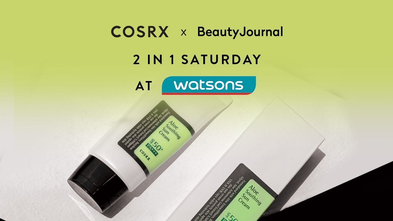Beauty Journal x COSRX | 2 in 1 Saturday at Watsons | Event