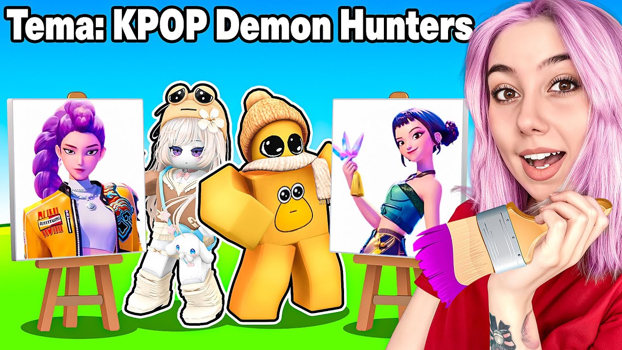 Noi am DESENAT caracterele Kpop Demon Hunters ! (Speed Draw)