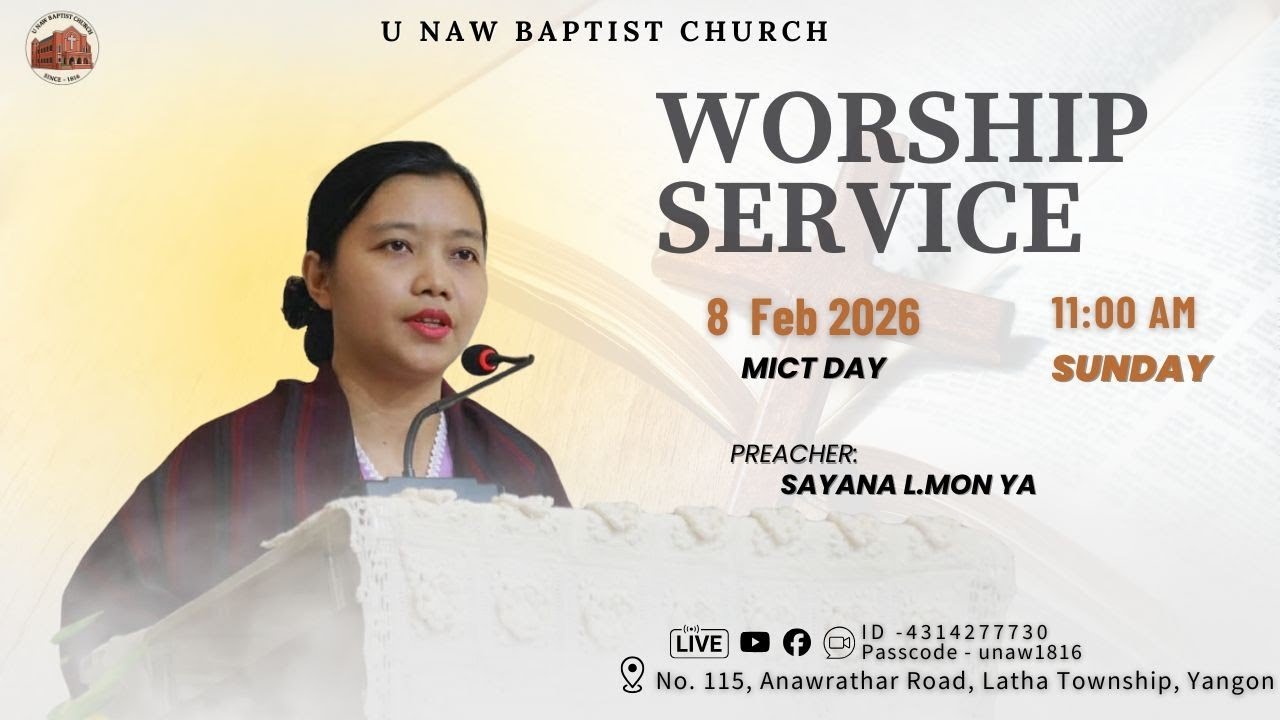 8.2.26(Sunday) 11:00 AM - Welcome To U Naw  Worship