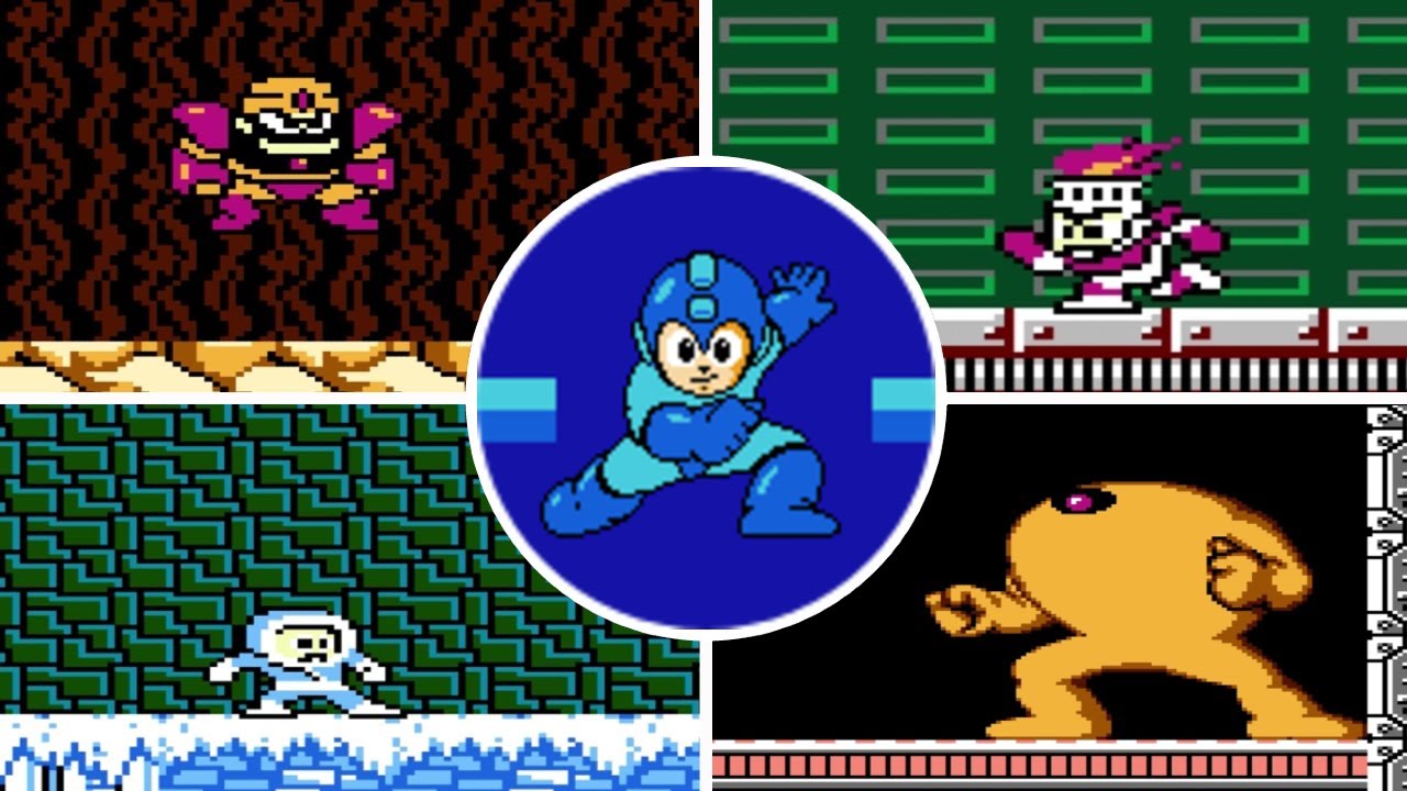 Mega Man 1 - All Bosses (No Damage) | Todos los Jefes sin Daño