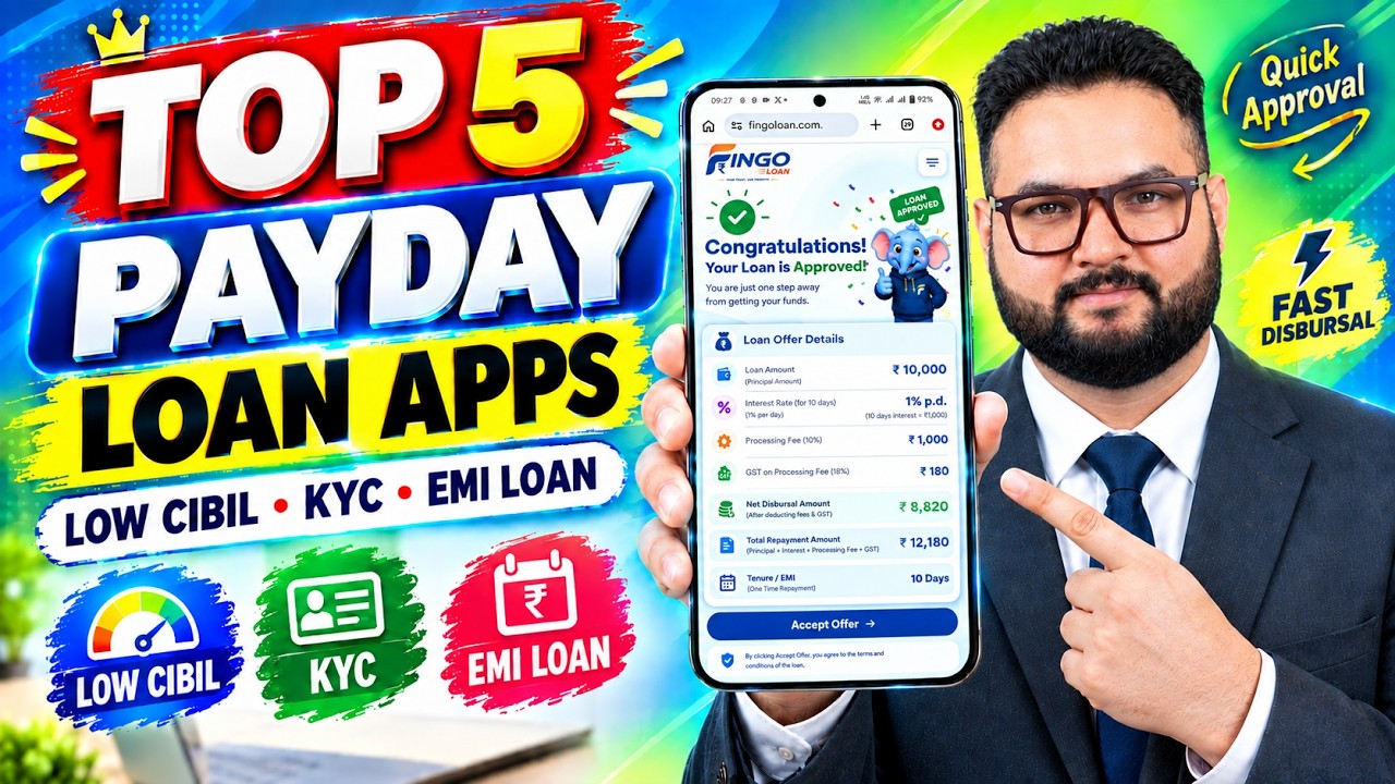 Top 5 Loan Apps - How to Get a Loan with a Low CIBIL Score | Best Loan Apps 2026
