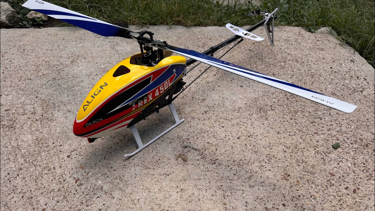 Align T-REX 450L simple test hover....