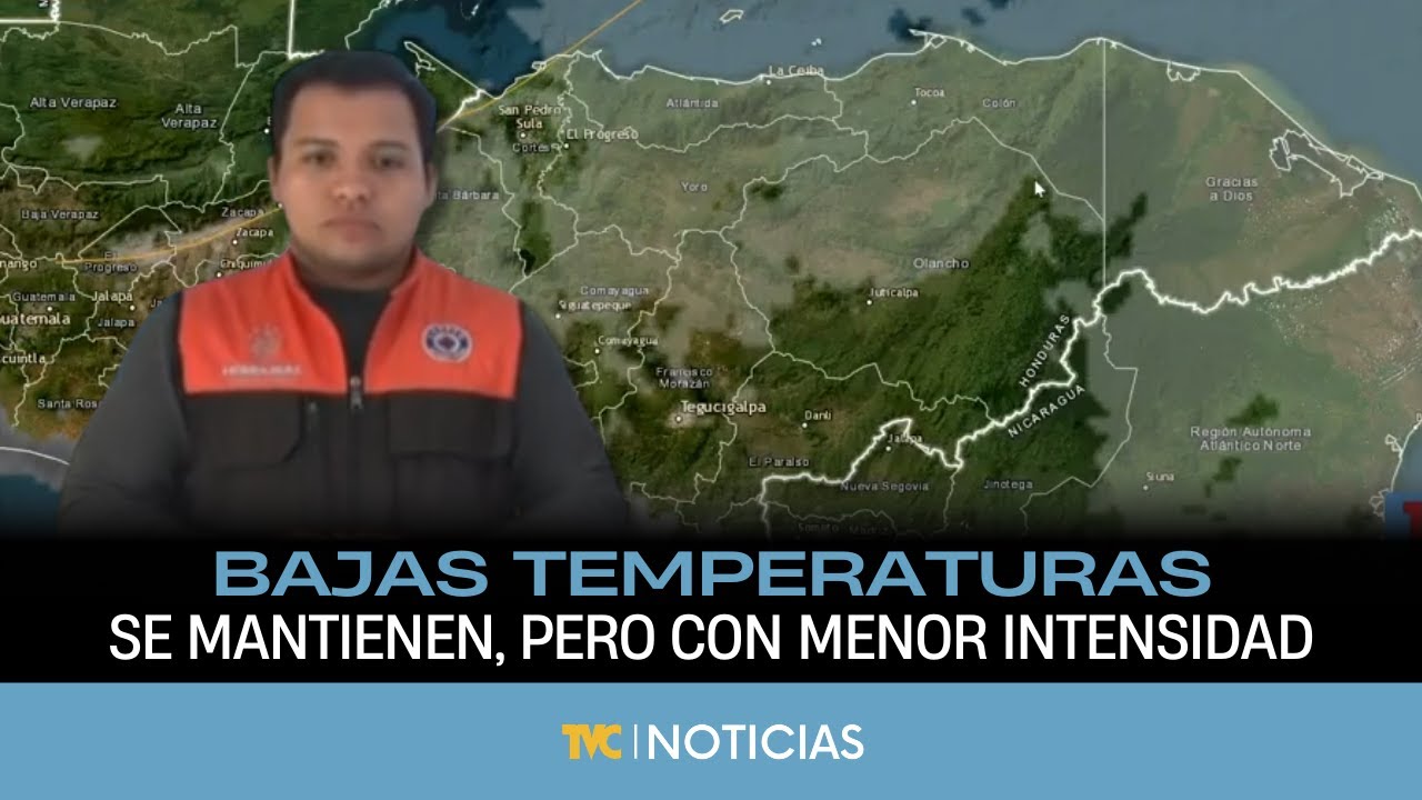 Cenaos advierte que seguirá el frío, pero con menor intensidad sobre Honduras