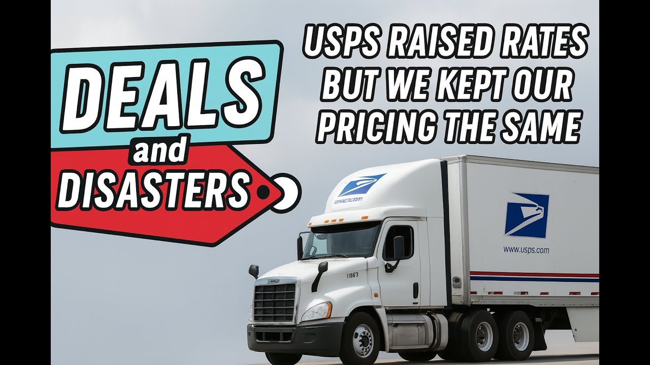 USPS Raised Rates... and We Didn’t Get the Memo 😩📦 July 28, 2025