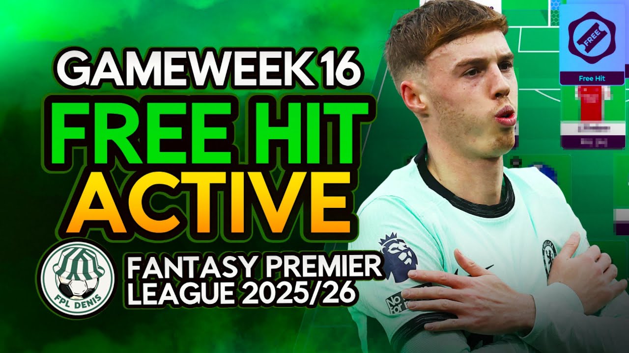 FREE HIT ACTIVE! FPL GW16 FREE HIT DRAFT | Fantasy Premier League 2025/26