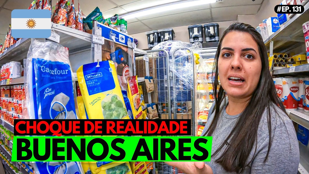 😱CHEGAMOS na ARGENTINA: um CHOQUE DE REALIDADE #ep131