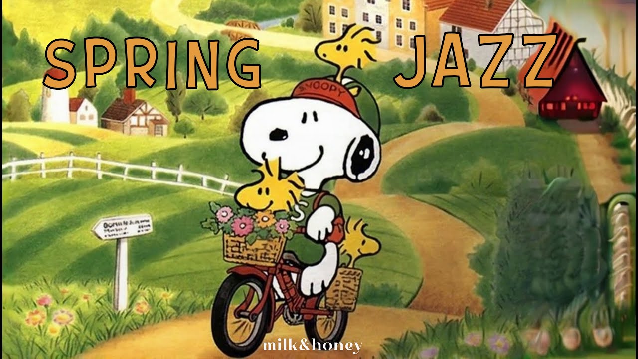 【Playlist】Spring Jazz with Snoopy | Chill Relax Snoopy Jazz