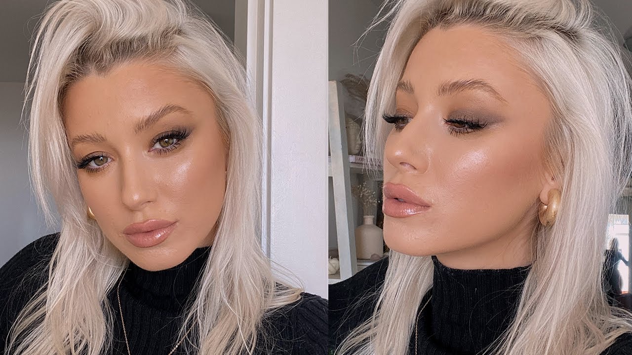 easy eye makeup + glowing skin | makeup tutorial | lolaliner