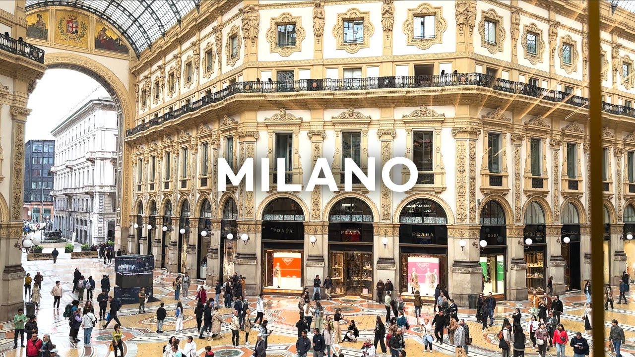 [4K] 🇮🇹 Пешеходная экскурсия по Милану, Италия, во время Недели дизайна / апрель 2023 г.