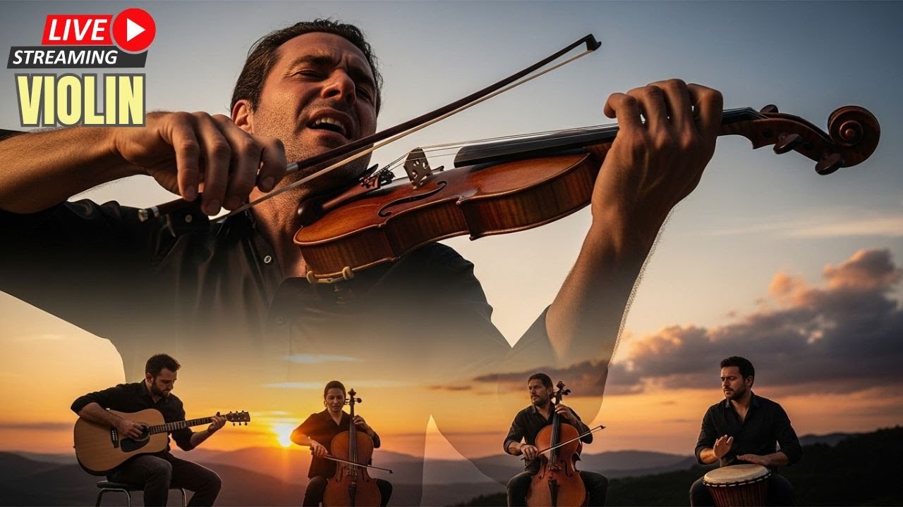 Romantic Violin Instrumental LIVE 🎻 | Beautiful Melodies for Love, Night & Peaceful Mood