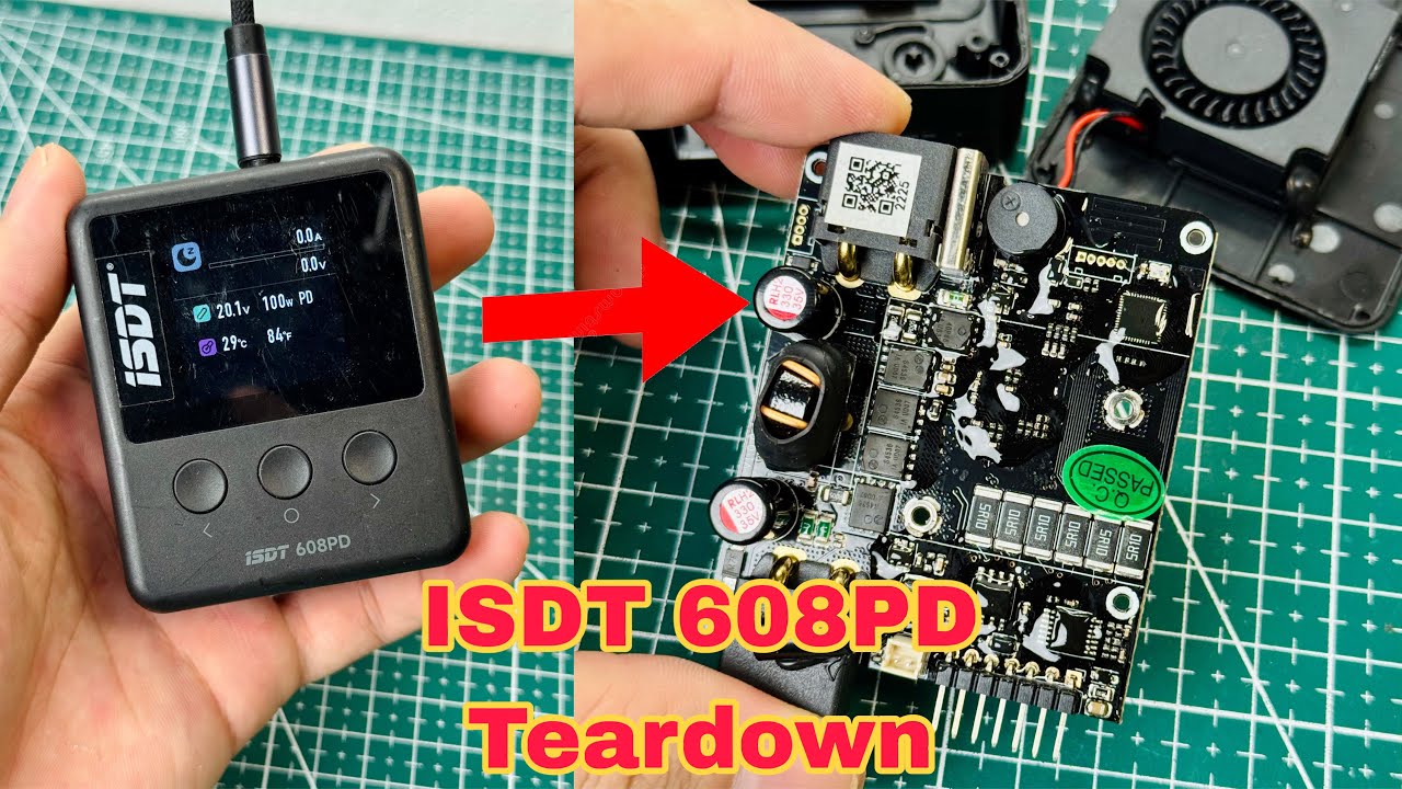 ISDT 608PD Teardown | Bung sạc ISDT 608PD