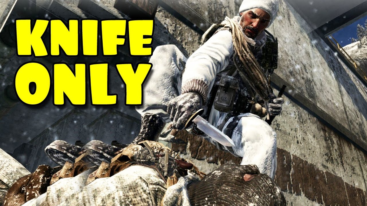 Knife Only Reactions! Black Ops Gun Game Trolling