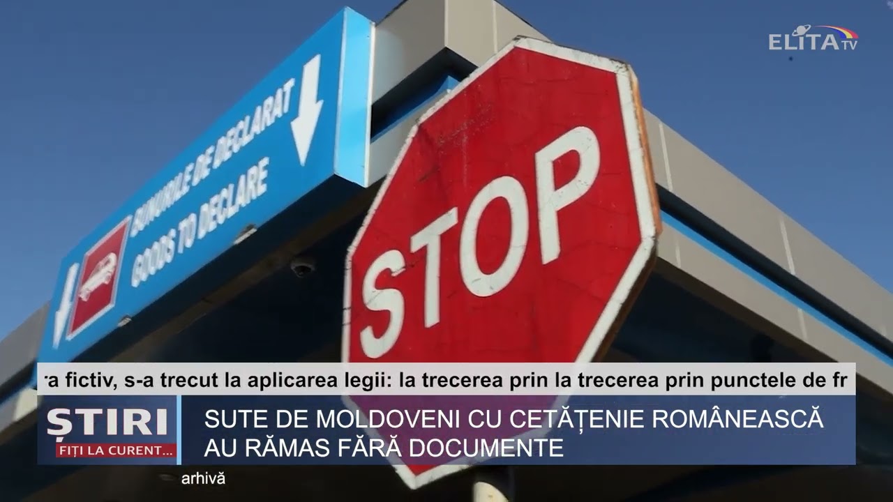 Sute de moldoveni cu cetățenie rom&acirc;nească au rămas fără documente