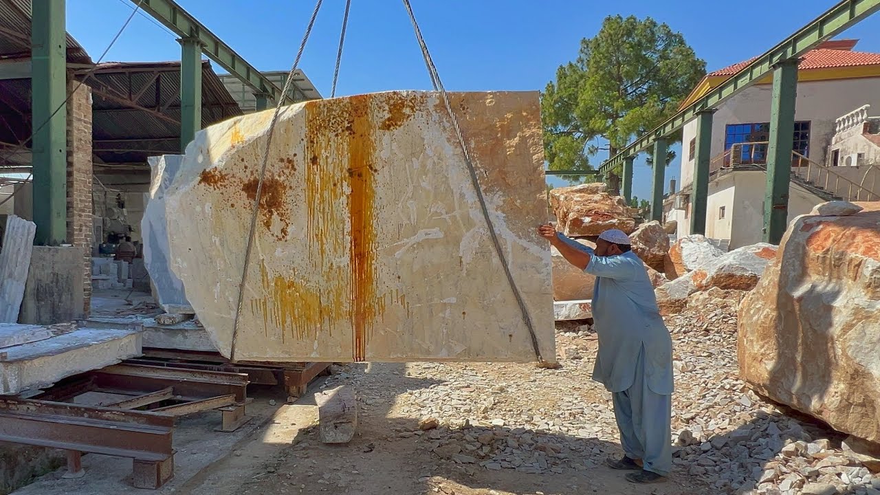 Extremely Largest Marbile Patti  Manufactured Process Huge Stone Cutting & Made Marbile,s