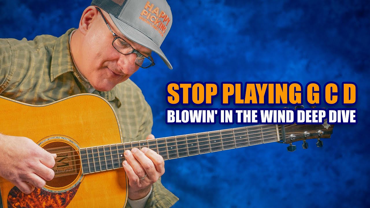 Blowin' in the Wind Guitar Lesson: Acoustic Deep Dive & Jam on Bob Dylan's Classic!