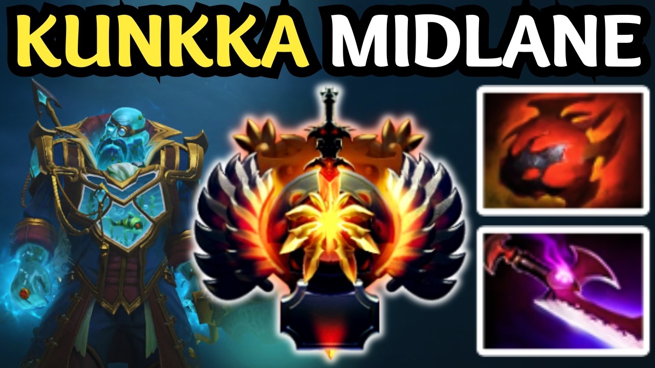 🔥 X. TORRENT. CLEAVE. — KUNKKA MID GAMEPLAY | DOTA 2 🔥