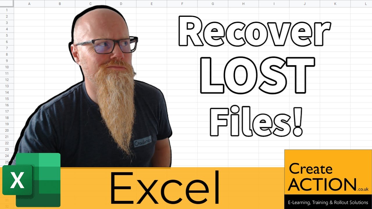 Recover your LOST Excel Files with this simple Trick!