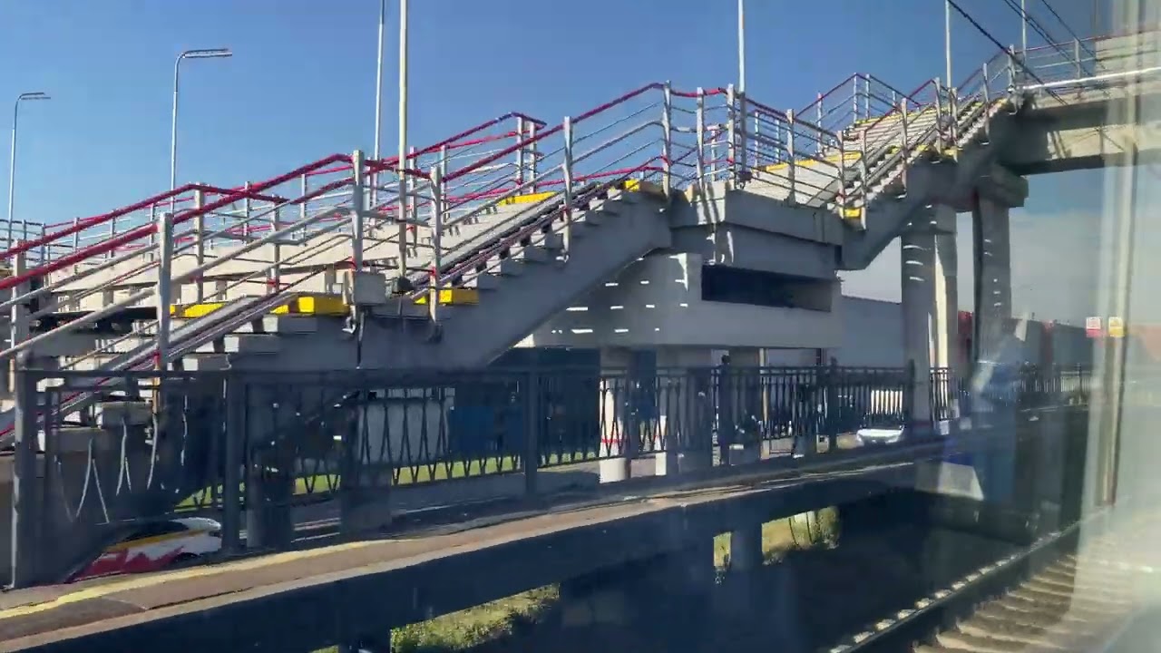 ВСМ строительство ввода в Санкт-Петербург. октябрь 2025. Из окна Сапсана