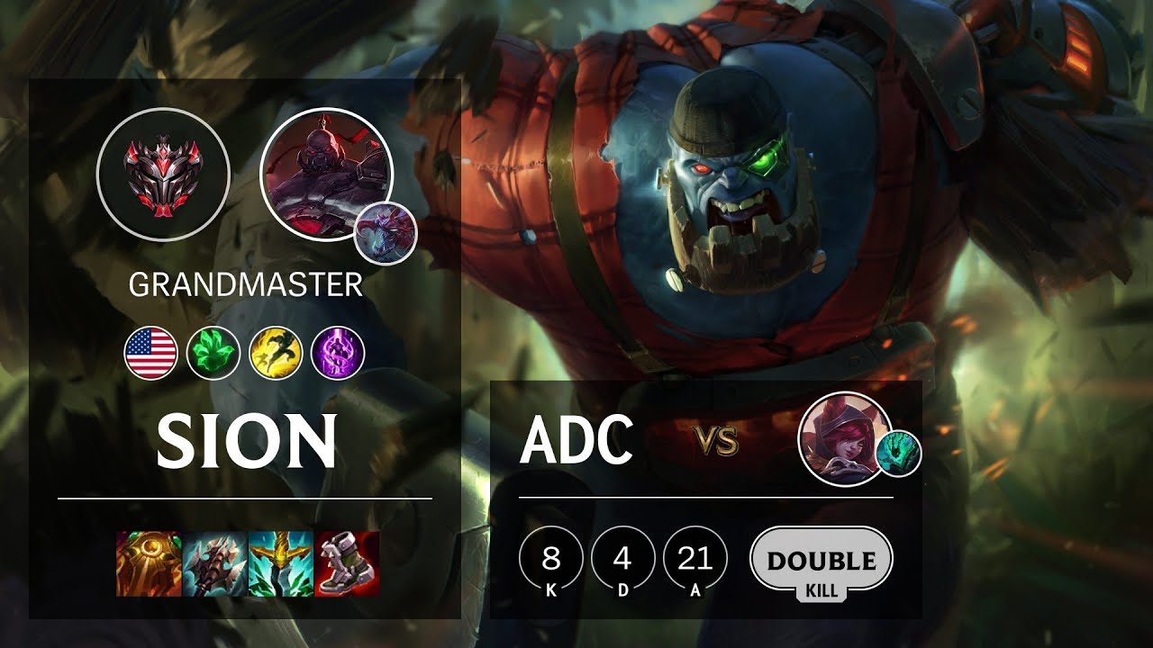 Sion ADC vs Xayah - NA Grandmaster Patch 11.12