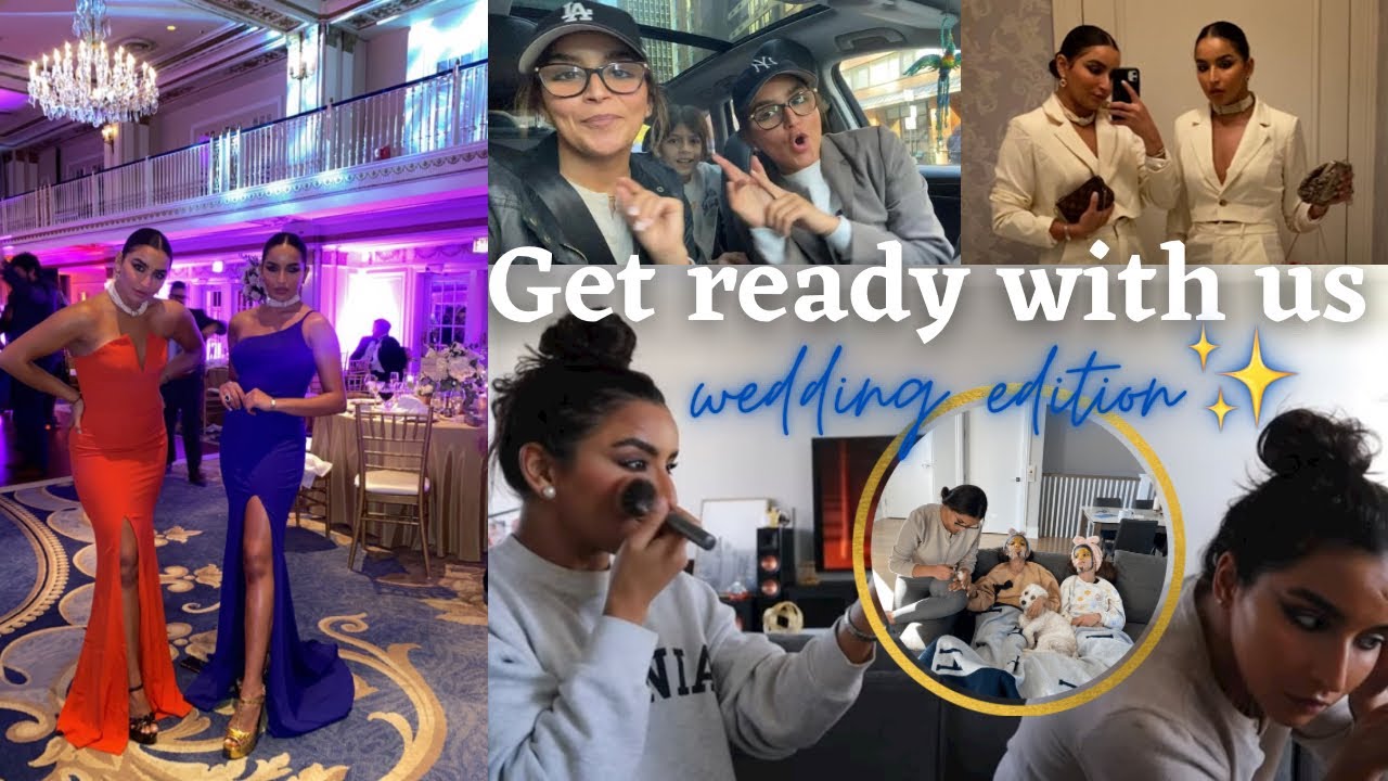 GRWM / babysitting wedding edition | تجهزات لحضور عرس مع حضانة أطفال شيء شبه مستحيل 😂💖