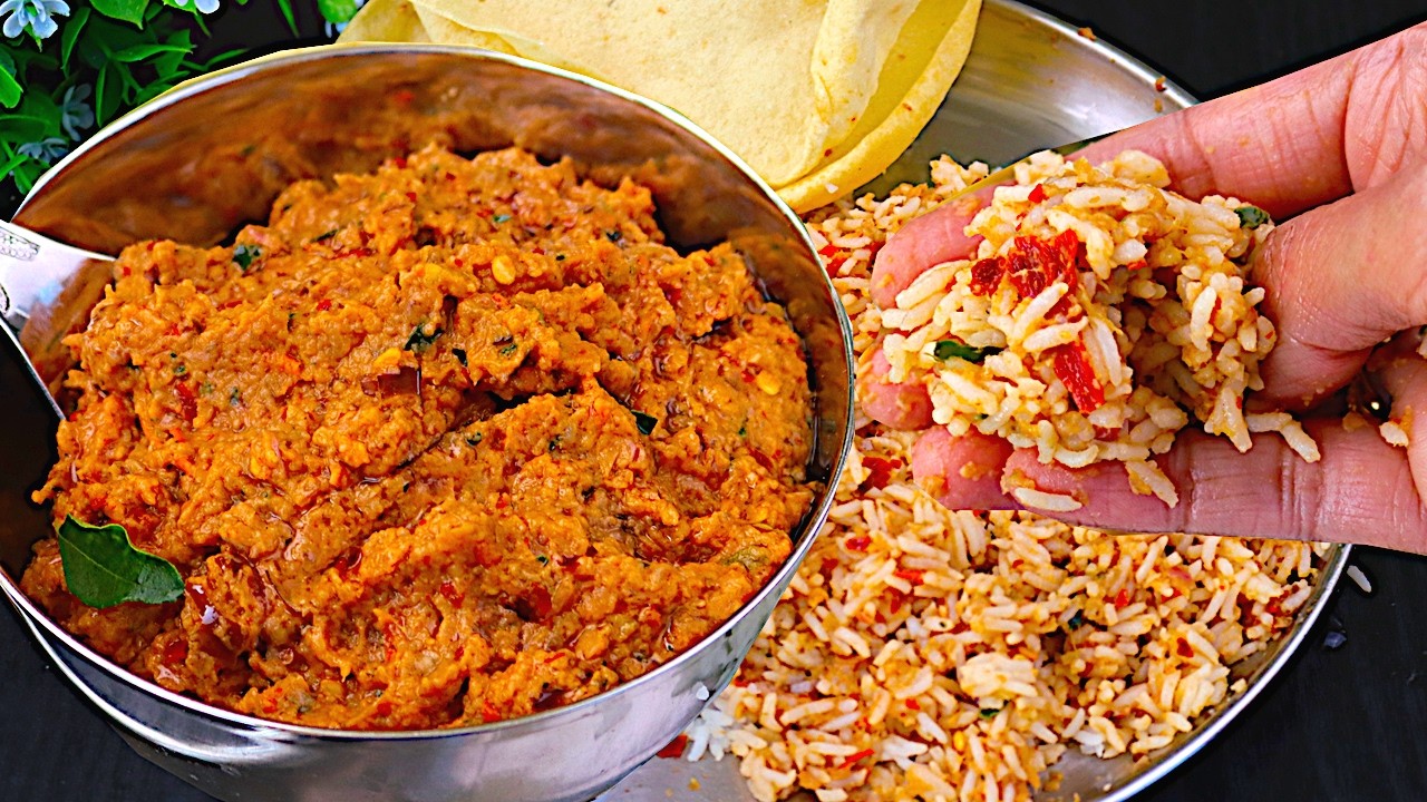 கத்தரிக்காய் இருந்தா இப்டி செய்யுங்க! சாதம், இட்லி தோசைக்கு👌சைட் டிஷ்! 😋| kathirikai chutney recipe