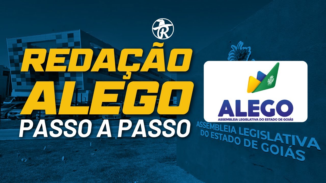 Redação ALEGO passo a passo - Banca FGV | Prof. Raphael Reis