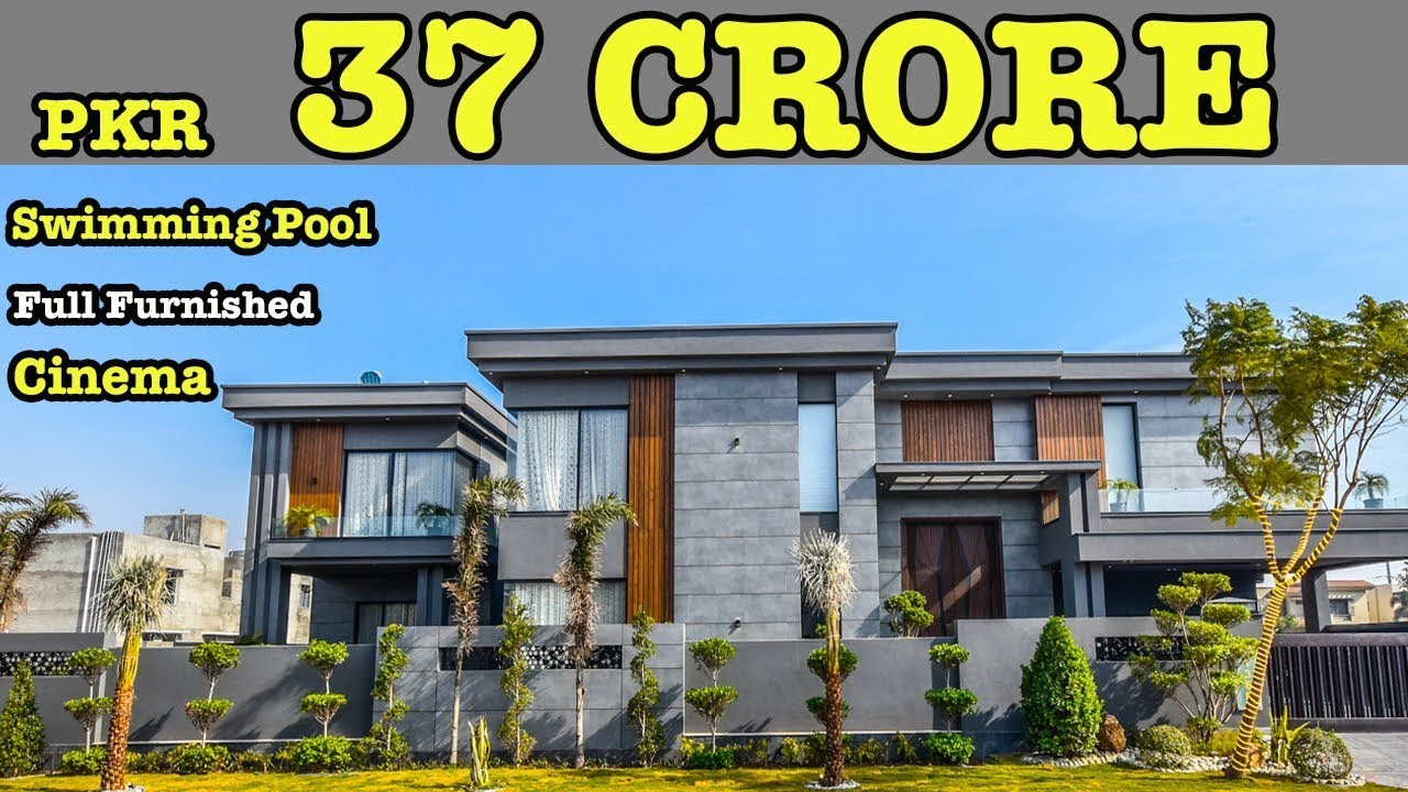Touring The Most Expensive 37 Crore Modern Bungalow For Sale In Dha Lahore! By President Group