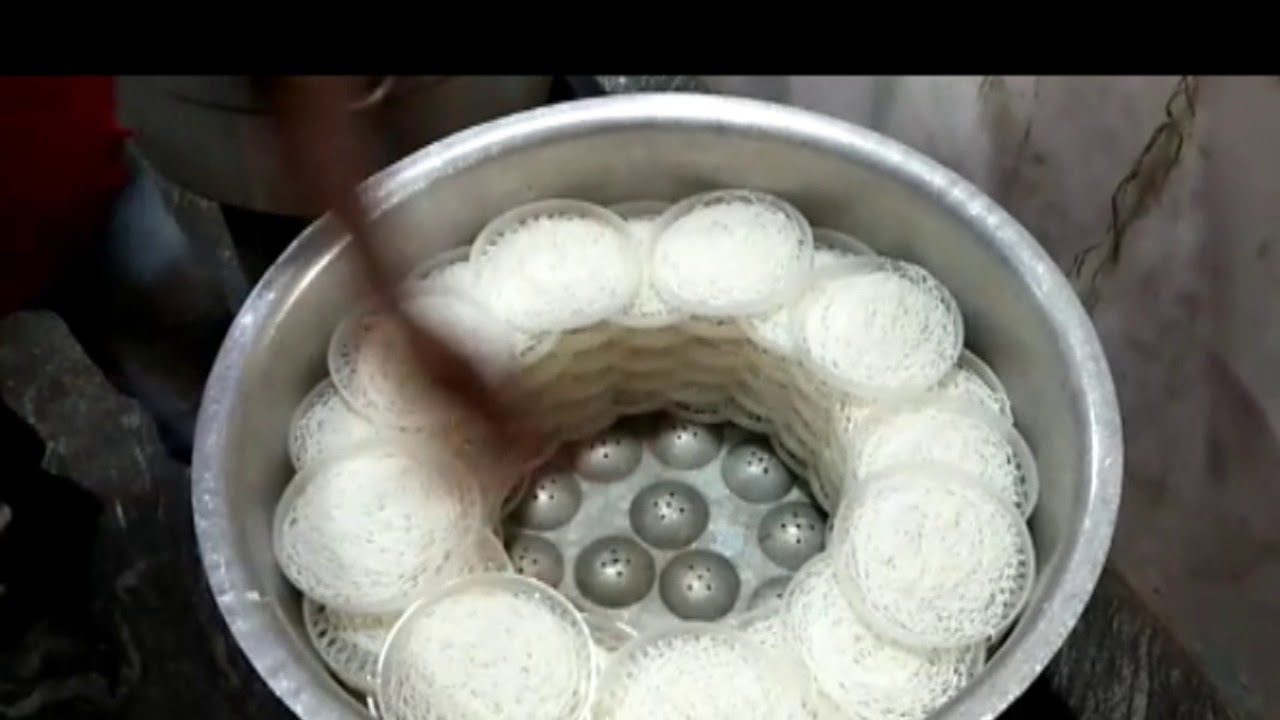 Making of idiyappam at hotels/ string hoppers making video