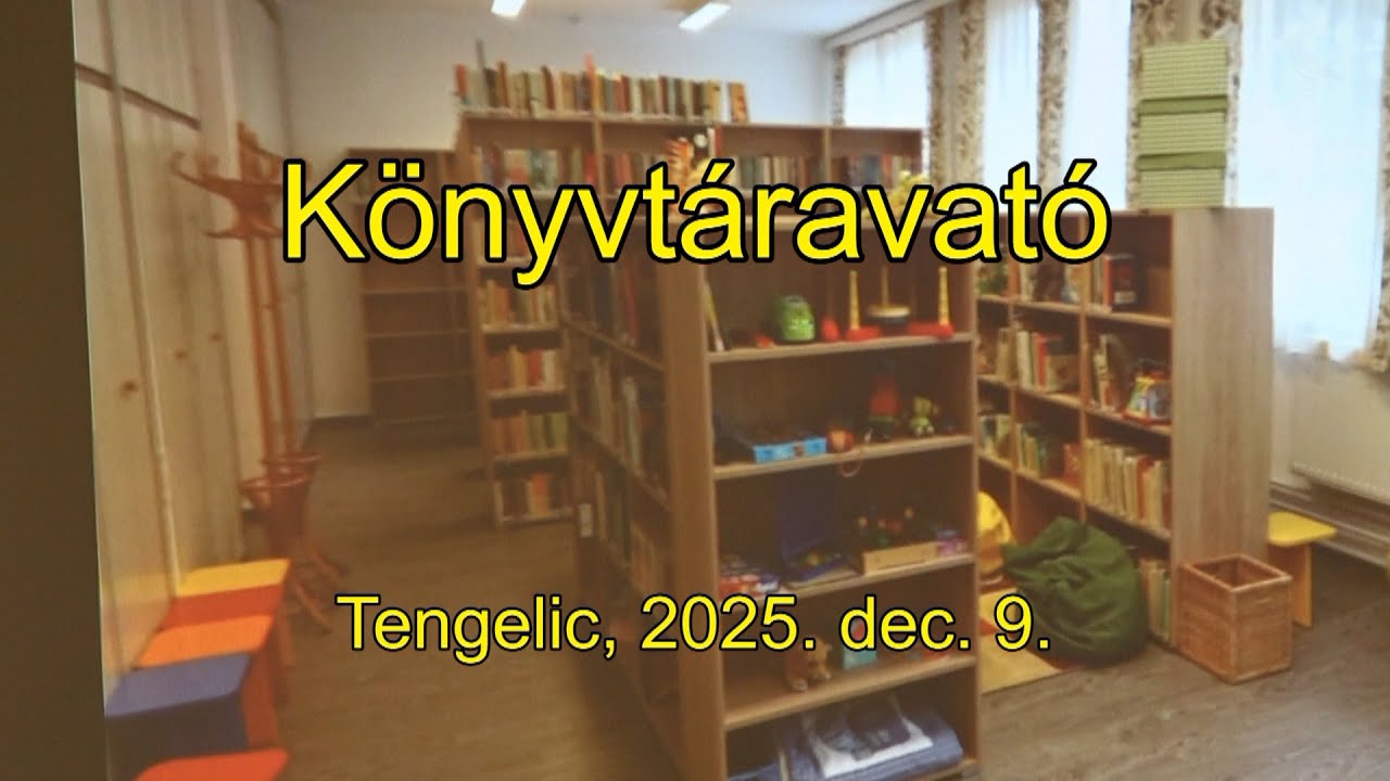 Könyvtáravató Tengelicen 2025