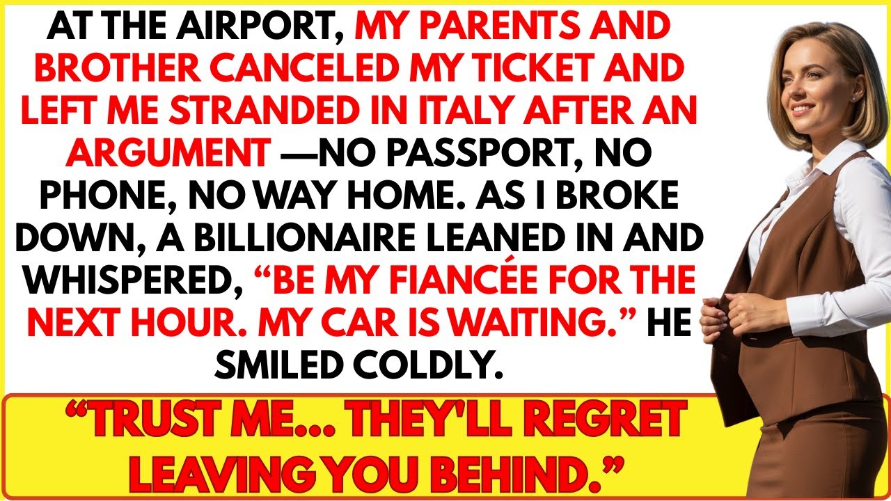 At the Airport I Was Left Behind, Until a Billionaire Leaned In and Whispered, 