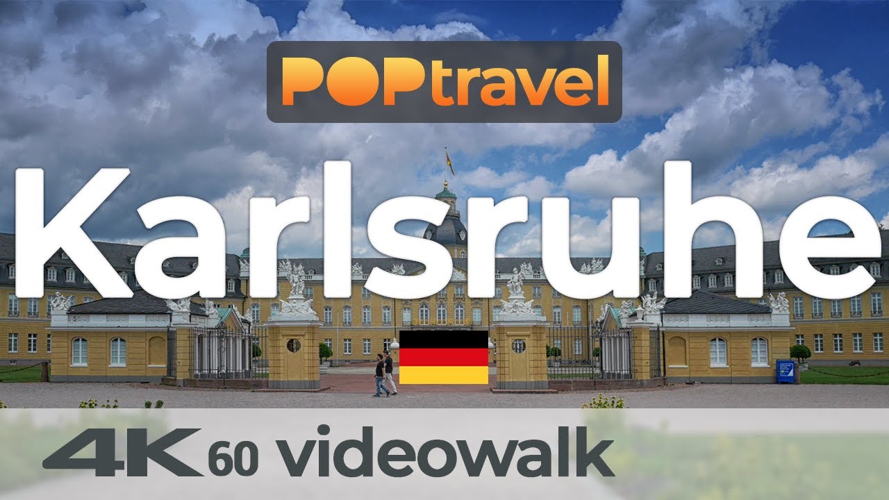 Walking in KARLSRUHE / Germany 🇩🇪- 4K 60fps (UHD)
