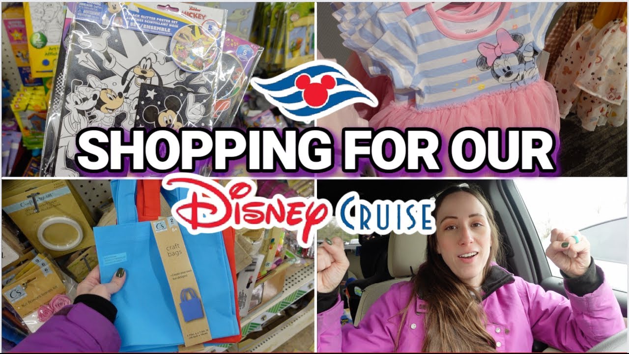 SHOPPING FOR OUR DISNEY CRUISE | What to Pack for Your Disney Cruise | Disney Cruise Tips
