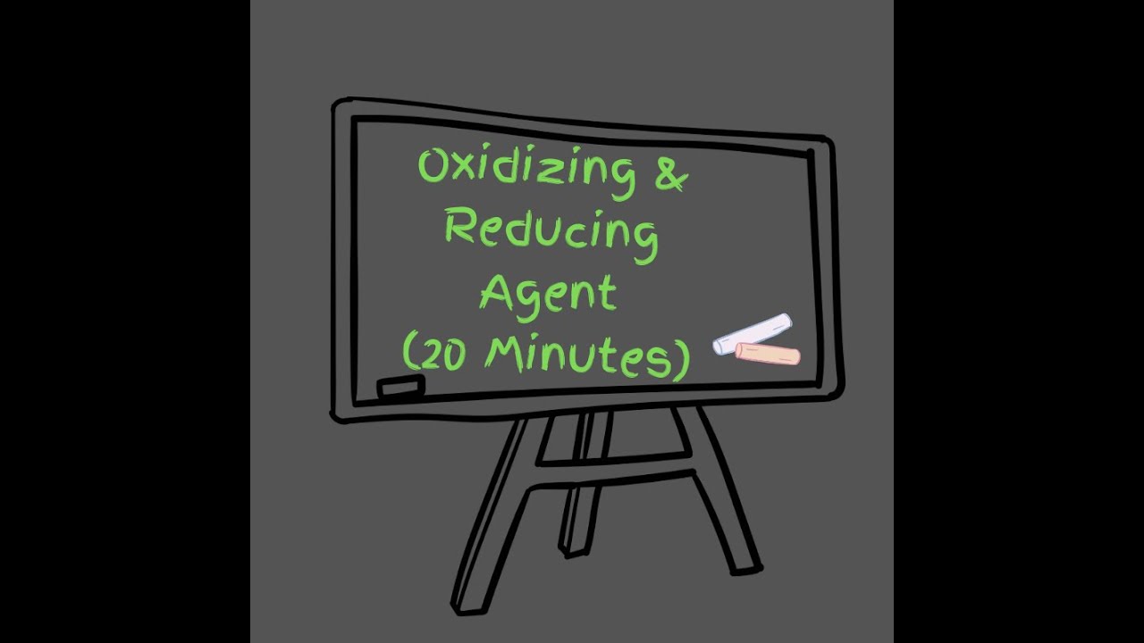 Oxidizing & Reducing Agent (20 Min) - electron donor, electron acceptor