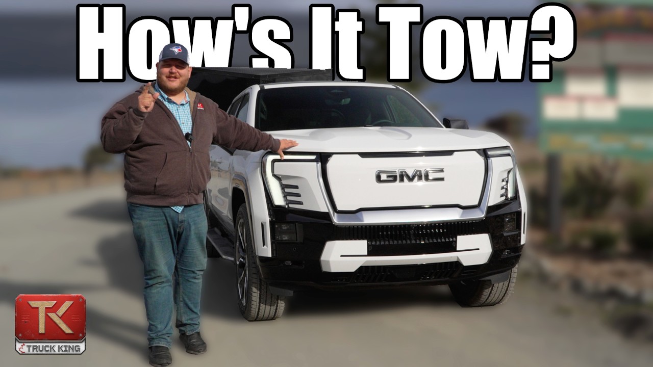 Good Tow? What's the Range? Pulling a Trailer with the 2025 GMC Sierra EV + Engineer Interview