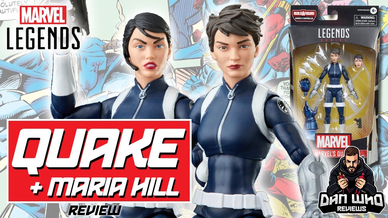 Marvel Legends Quake & Maria Hill Shield Agent Controller BAF Wave Review