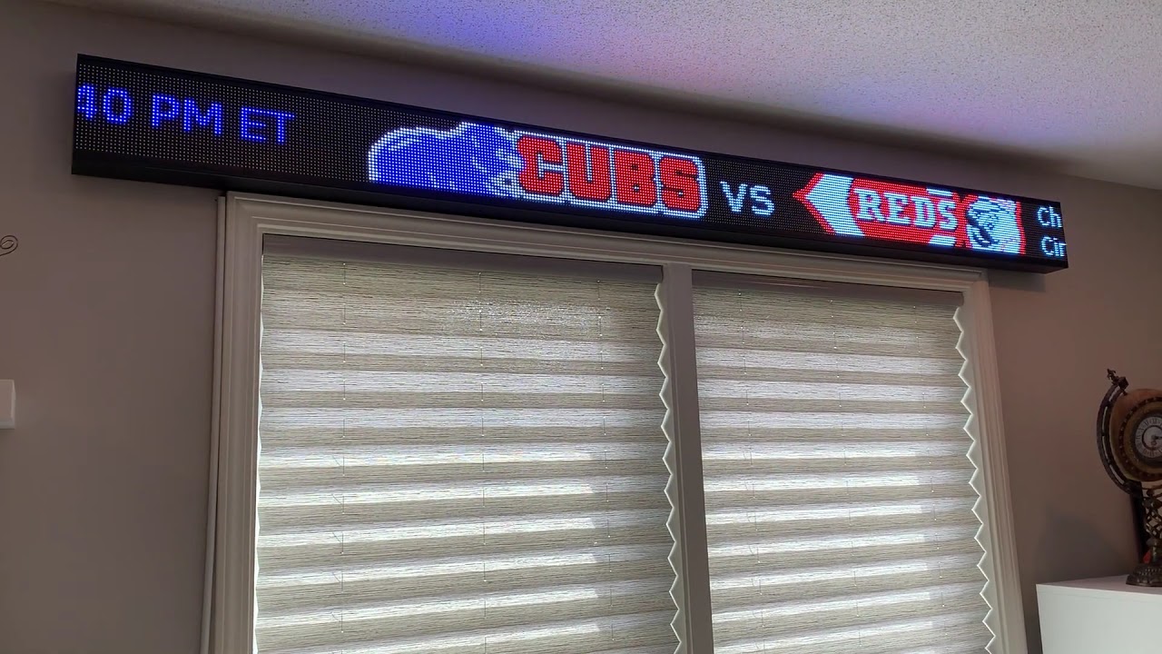 home office sports ticker