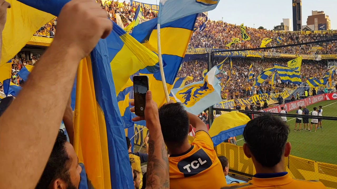 Rosario central vs boca gigante de Arroyito recibimiento