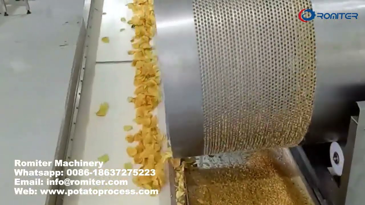 Drum Type Potato Chips Seasoning Machine | Drum Type Potato Chips Flavoring Machine