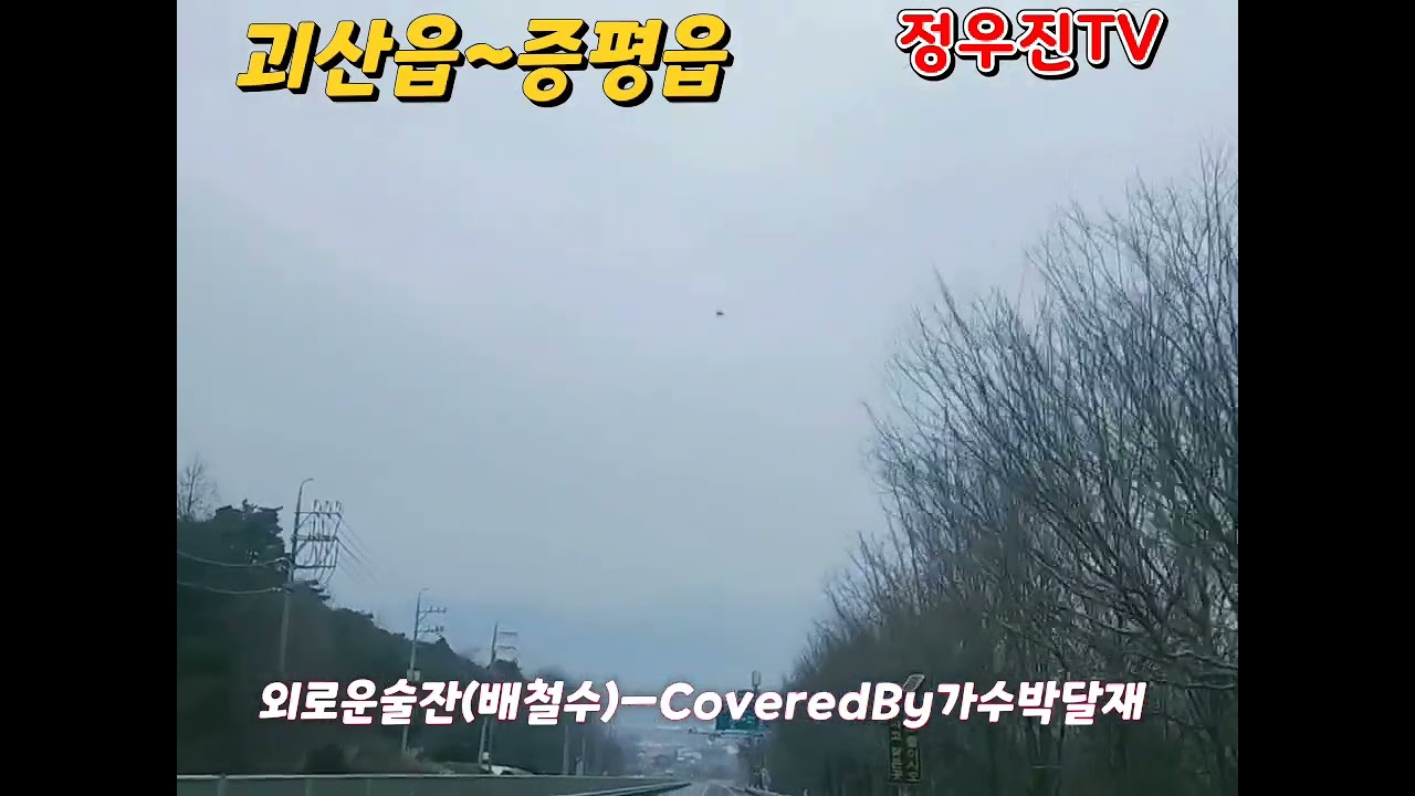 외로운 술잔 ㅡ 박달재 [(원곡:배철수) 촬영지:괴산읍 ~증평읍 2026/2/12]촬영편집:#정우진tv