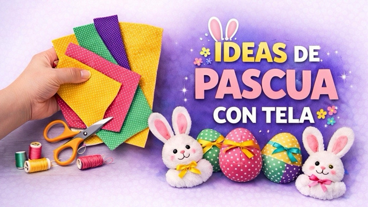 🐇 REGALO PARA PASCUA CON RETAZOS DE TELA / Costura creativa