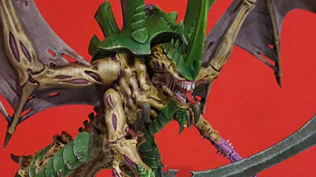 How I paint a Hyve Tyrant out on the Road