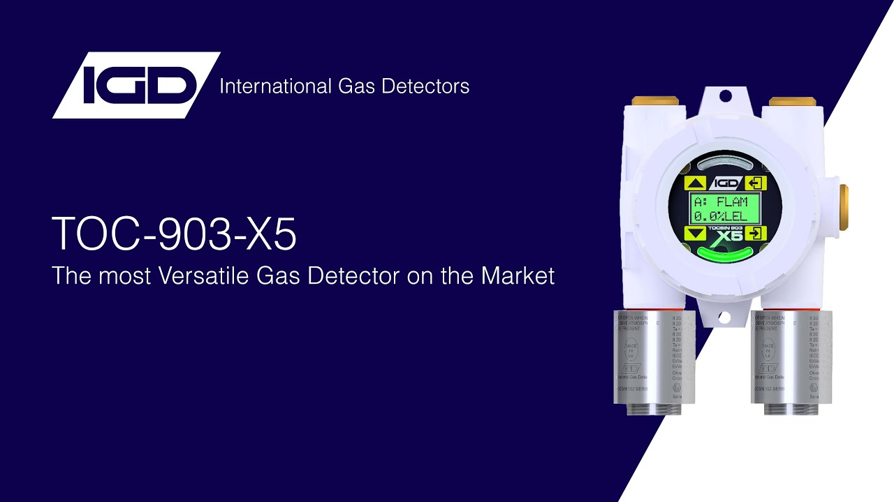 TOC-903-X5 - World Most Versatile Gas Detector Transmitter