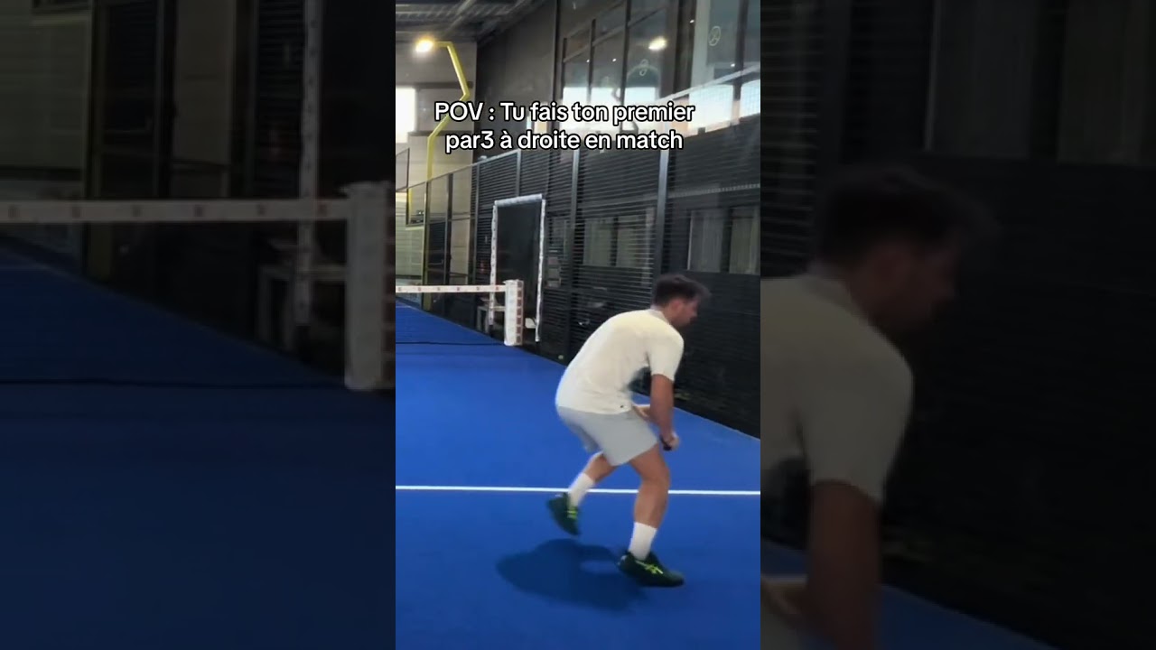 🔥Premier Par 3 en match &agrave; droite !  #padel #padeladdict #padelhighlights #padelvideos #padelfrance