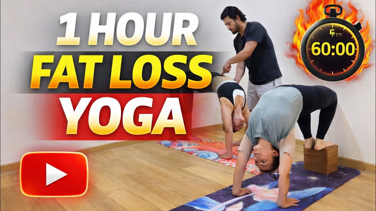 1 Hour Advanced Fat Loss Yoga 🔥