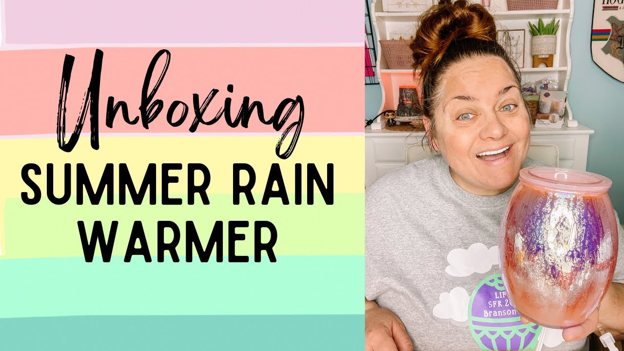 Unboxing the Scentsy Summer Rain Warmer