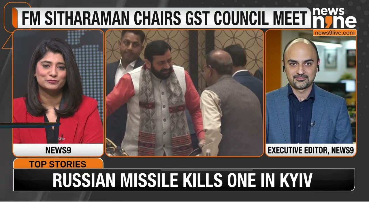 55th GST Council Meeting | Key Decisions on Popcorn, Insurance, EVs & Sin Goods | News9